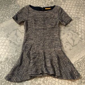 [Alice and Olivia] peplum tweed top